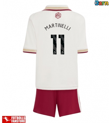 Arsenal Gabriel Martinelli #11 Tredje Tröja Barn 2025-26 Kortärmad (+ Korta byxor)